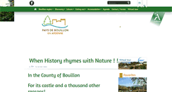 Desktop Screenshot of bouillon-tourisme.be