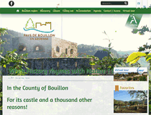 Tablet Screenshot of bouillon-tourisme.be